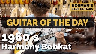 Video thumbnail for Guitar of the Day: 1960's Harmony Bobkat | Norman's Rare Guitars by Normans Rare Guitars