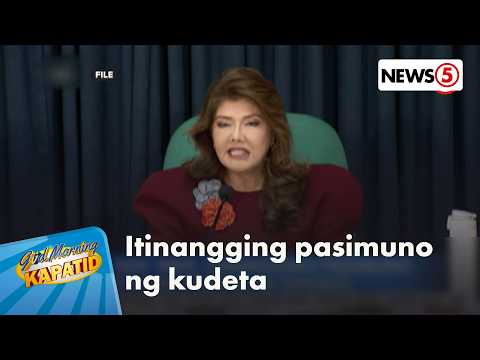 Sen. Imee, itinangging pasimuno siya sa kudeta sa Senado | Gud Morning Kapatid