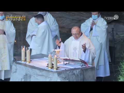 11-02-21 SANTA MESSA ORE 8:30 DALLA GROTTA DEL SANTUARIO NOSTRA SIGNORA DI LOURDES GIOVEDI 11-02-21