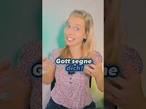 "¡Dios te bendiga!", en alemán 😇