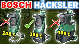 Beste BOSCH HÄCKSLER 2026 | Top 3 Gartenhäcksler im Vergleich