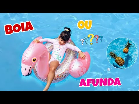 Desafio Na Piscina: Boia ou Afunda?