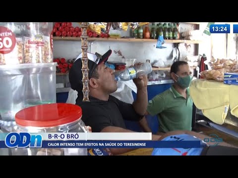 Calor intenso do b-r-o broÌ tem efeitos na sauÌde do teresinense 09 09 2021