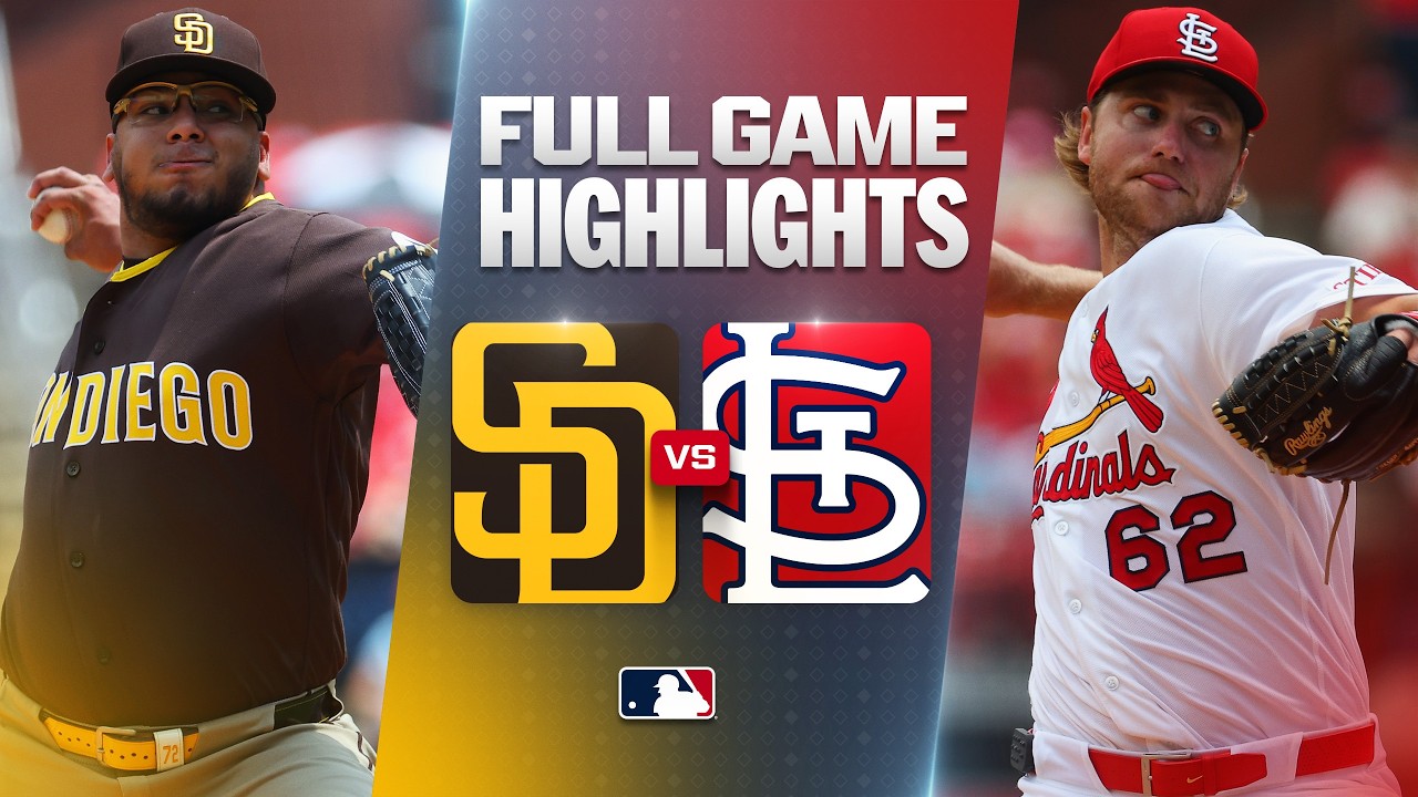 6월18일 샌디에이고 세인트루이스 MLB 하이라이트