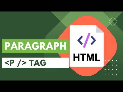 P tag in html | Html Tutorial | E3schools