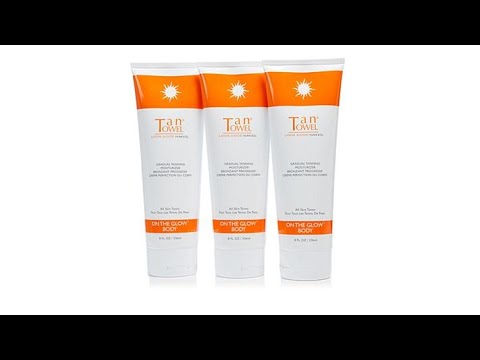 TanTowel On the Glow Daily Body Moisturizer Trio