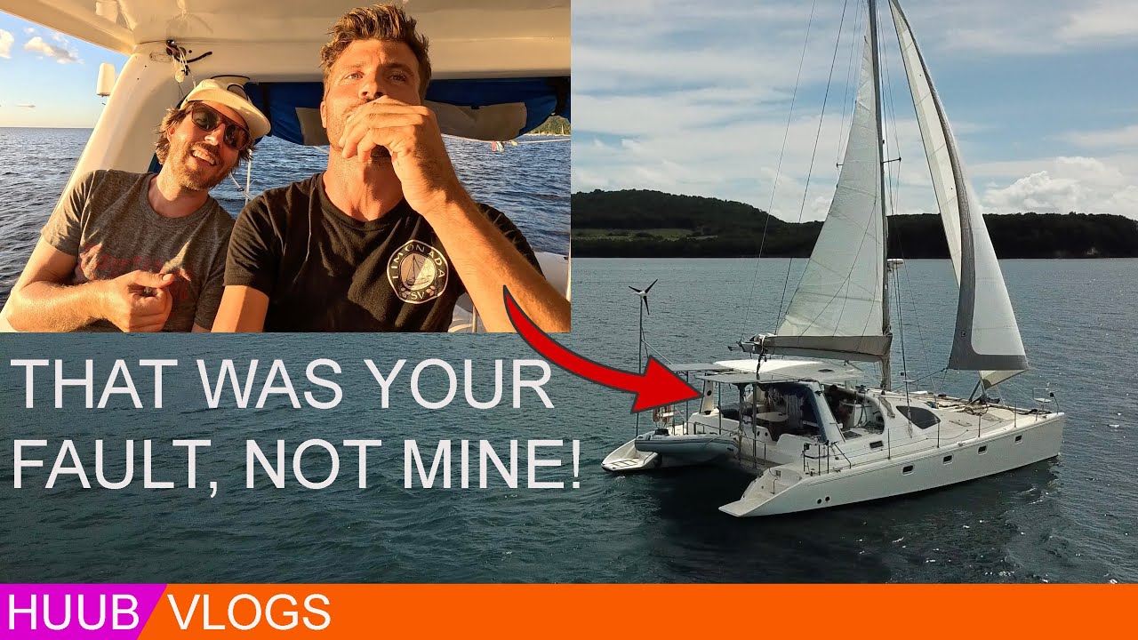 TESTING OUT MY HURRICANE DAMAGED CATAMARAN (with @Sam Holmes Sailing)