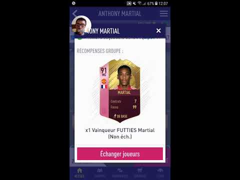 SBC FUT 18 : ANTHONY MARTIAL MG 91 FUTTIES