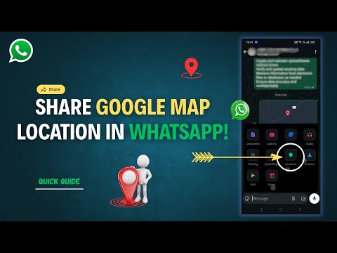 How to Share Google Map Location in WhatsApp on Android in 2025 | Send Google Map Link in WhatsApp