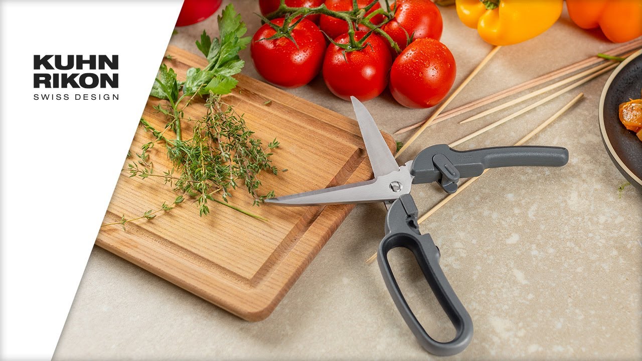 Kuhn Rikon Pro Kitchen Shears Plus Grey