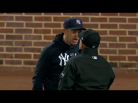 Aaron Boone Got Ejected For Arguing Umpire's Call