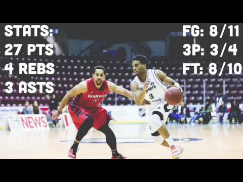 Jabs Newby Full Highlights 01.06.2015 vs. Brampton A's - GAME-HIGH 27 Points