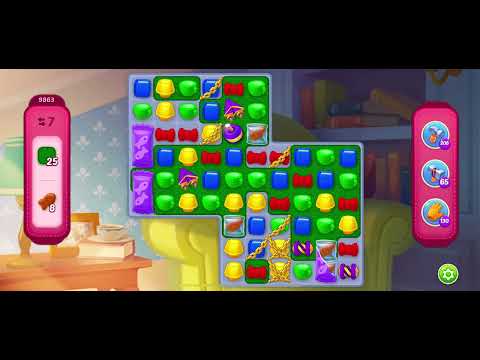 Homescapes Level 9863 夢幻家園 第9863關- No boosters