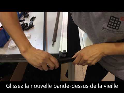 Changement du ruban acier