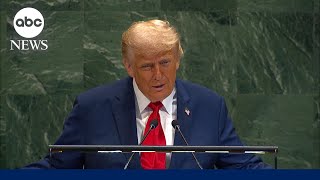 FULL SPEECH: Trump addresses United Nations General Assembly