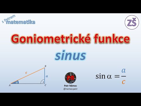 Funkce sinus - Matematika ZŠ