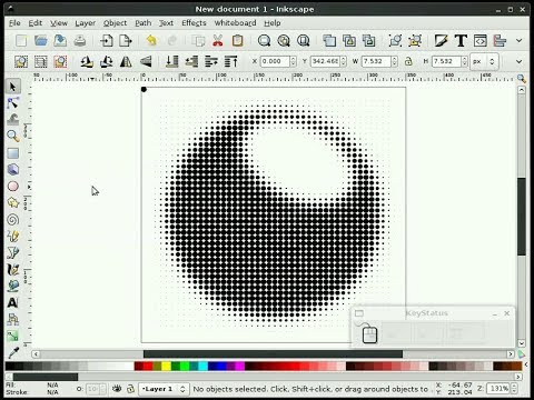 heathenX Inkscape Tutorials: episode 068 - Creating halftones