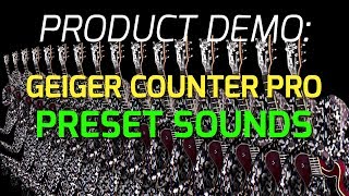 Video thumbnail for WMD Geiger Counter Pro - Preset Sounds Demo by WMDevices