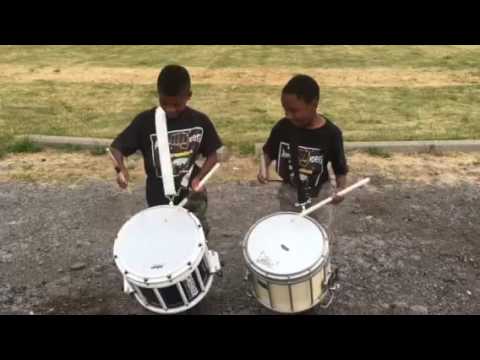 Avengers Mentoring Drumline Performing 7/2/2016