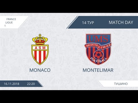 AFL18. France. Ligue 1. Day 14. Monaco - Montelimar.
