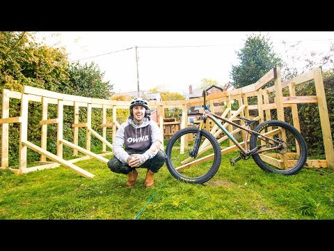 MTB BACKYARD NORTH SHORE & BERM BUILD!!