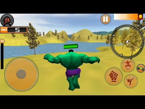 Super Monster Green Hero City Rescue Fight | Monster Vs Superheroes Villains - Android GamePlay