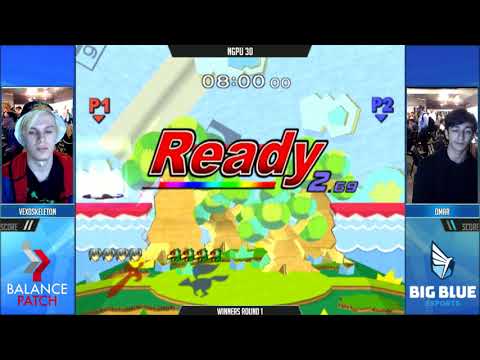 NGPU 30 SSBM - Vexoskeleton (Marth) vs. Omar (Falco) - Melee WR1