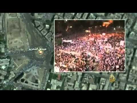 تقرير لقناة الجزيرة يزلزل العالم كله جميع مظاهرات مصر بالأمس في كل المحافظات