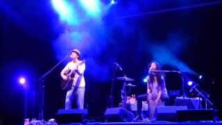 Back To The Earth (NEW SONG) -Jason Mraz &amp; Mona Tavakoli, Warsaw, POLAND, 21-08-2013