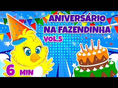 Aniversário na Fazendinha Vol. 5 - Giramille 6 min | Desenho Animado Musical