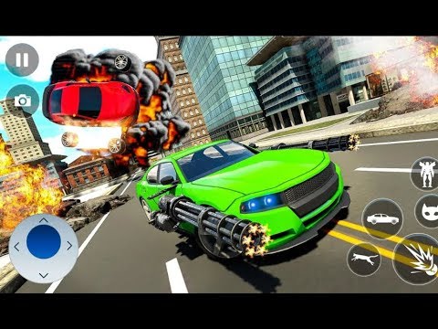 Cat Robot Car Transformation War | New Robot Car Android GamePlay | By Game Crazy