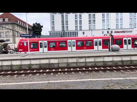 Ankunft S6 von Groß Karben am Darmstädter Hbf