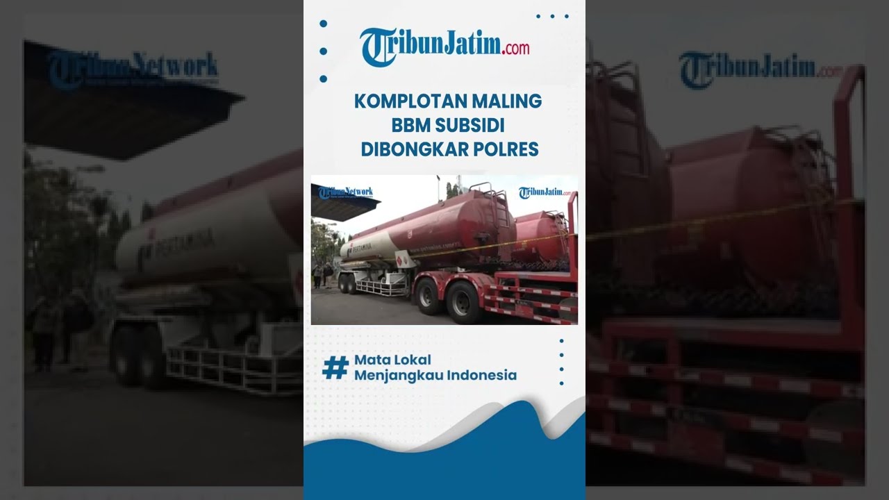 #shorts  KOMPLOTAN MALING BBM SUBSIDI, Dibongkar Polres Tanjung Perak dan Polda Jatim