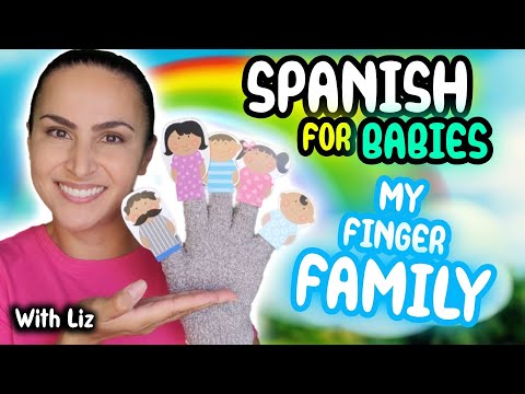 Baby Spanish Learning! Sing, Sign, and Learn with the Finger Family  | Interactive Spanish Lesson