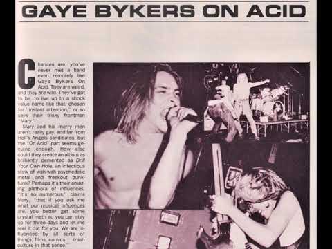 Gaye Bykers on Acid interviewed by Greg Fasolino at Caroline Records, NYC -  April 4, 1988