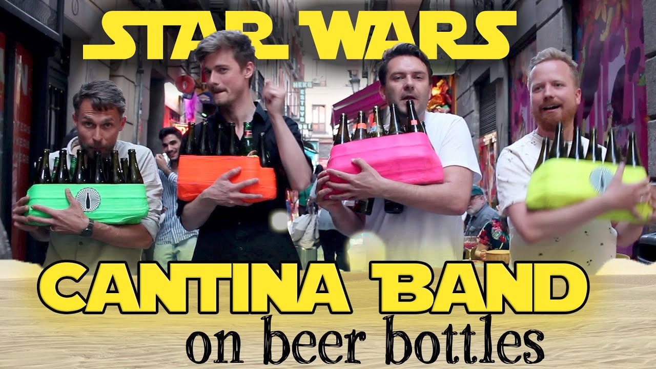Star Wars Cantina Band on Beer Bottles!