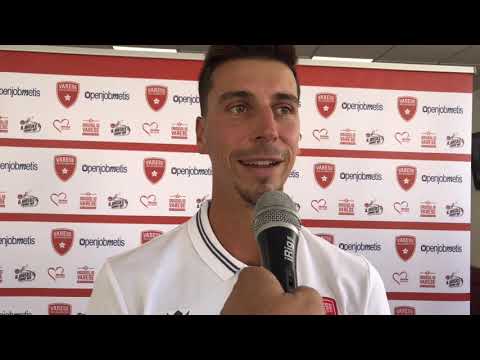 Michele Ruzzier, la presentazione alla Pallacanestro Varese