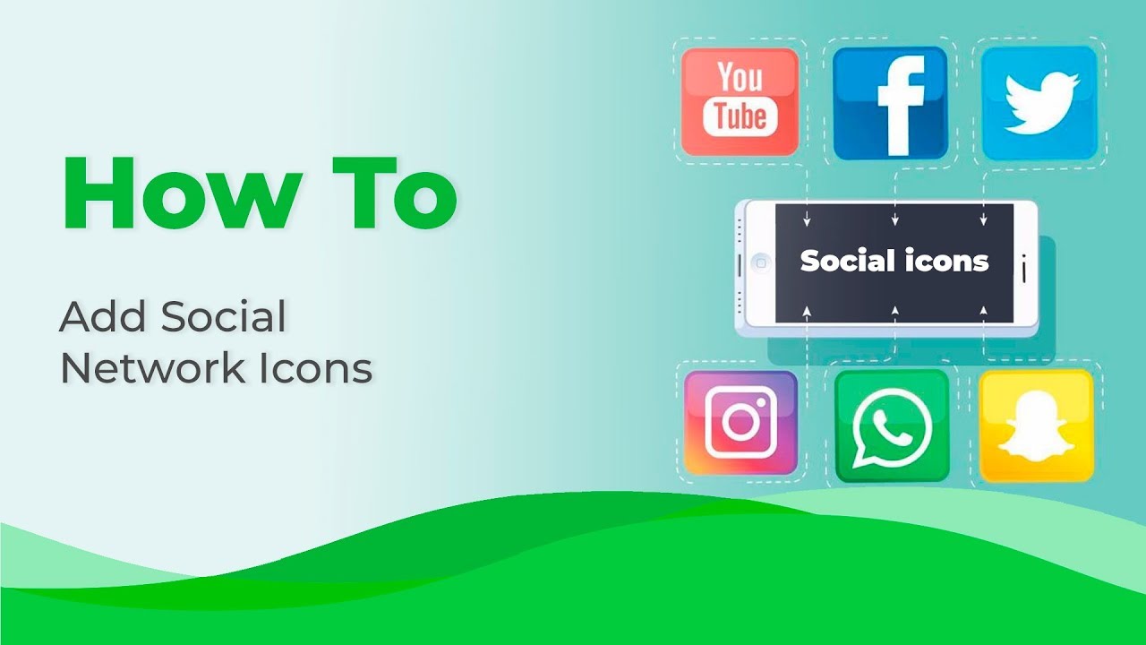 How to Add Social Network Icons