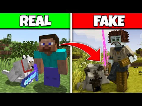 I'm testing Minecraft fakes that are better than the original...