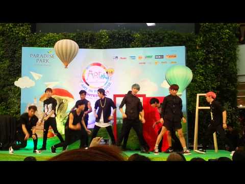 150719 [3/3] แนะนำตัว+Millenium Boy cover KPOP - Call me baby [EXO] @Art in Paradise Contest 2015