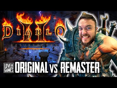 🔥 DIABLO 2 RESURRECTED 🔥 - Original gegen Remaster - So sieht es aus - Grafik Vergleich - deutsch
