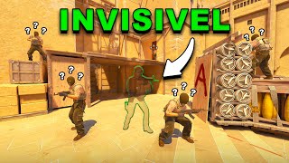 Fiquei invisível contra 5 level 20 da GC (1v5)