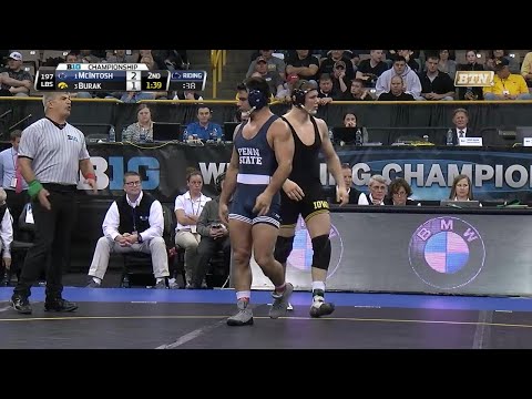 Big Ten Rewind: 2016 Wrestling -197 LBs - Penn State's Morgan McIntosh vs. Iowa's Nathan Burbak