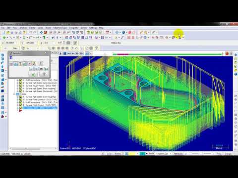 MASTERCAM 3D MACHINING BACKPLOT VERIFY TOOLPATHS