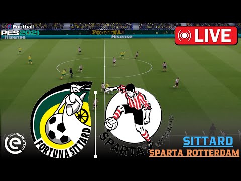 🔴 Fortuna Sittard vs Sparta Rotterdam | Eredivisie 2026 | PES 2021 Gameplay Simulator