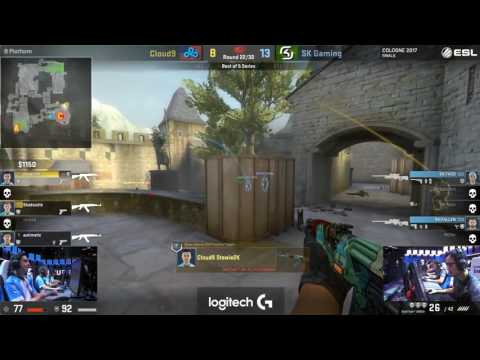 CLOUD 9 VS SK - STEWIE2K INSANE ACE!