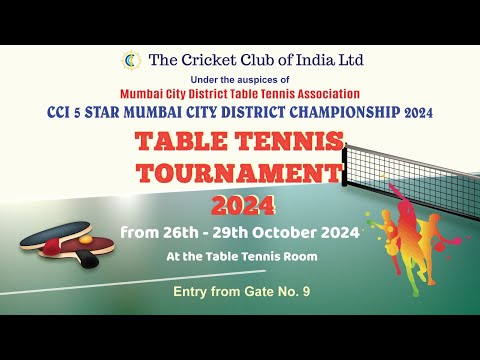 T1 | CCI 5 Star Mumbai City District Championship 2024