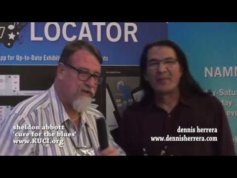 Dennis Herrera - Sheldon Abbott - NAMM '15 Press Room Interview - musicUcansee.com