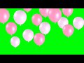 Green Screen Pink Balloon S