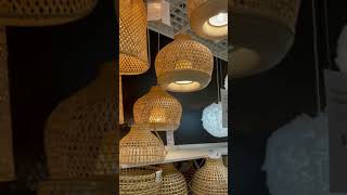 RECYCLING, NOVELTY TO MODERN HANGING LAMP SHADES || IKEA STORE